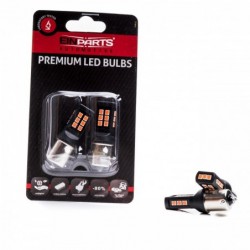 P21W LED ĹžĂĄrovky (21 x SMD 2835) ÄervenĂĄ CANBUS